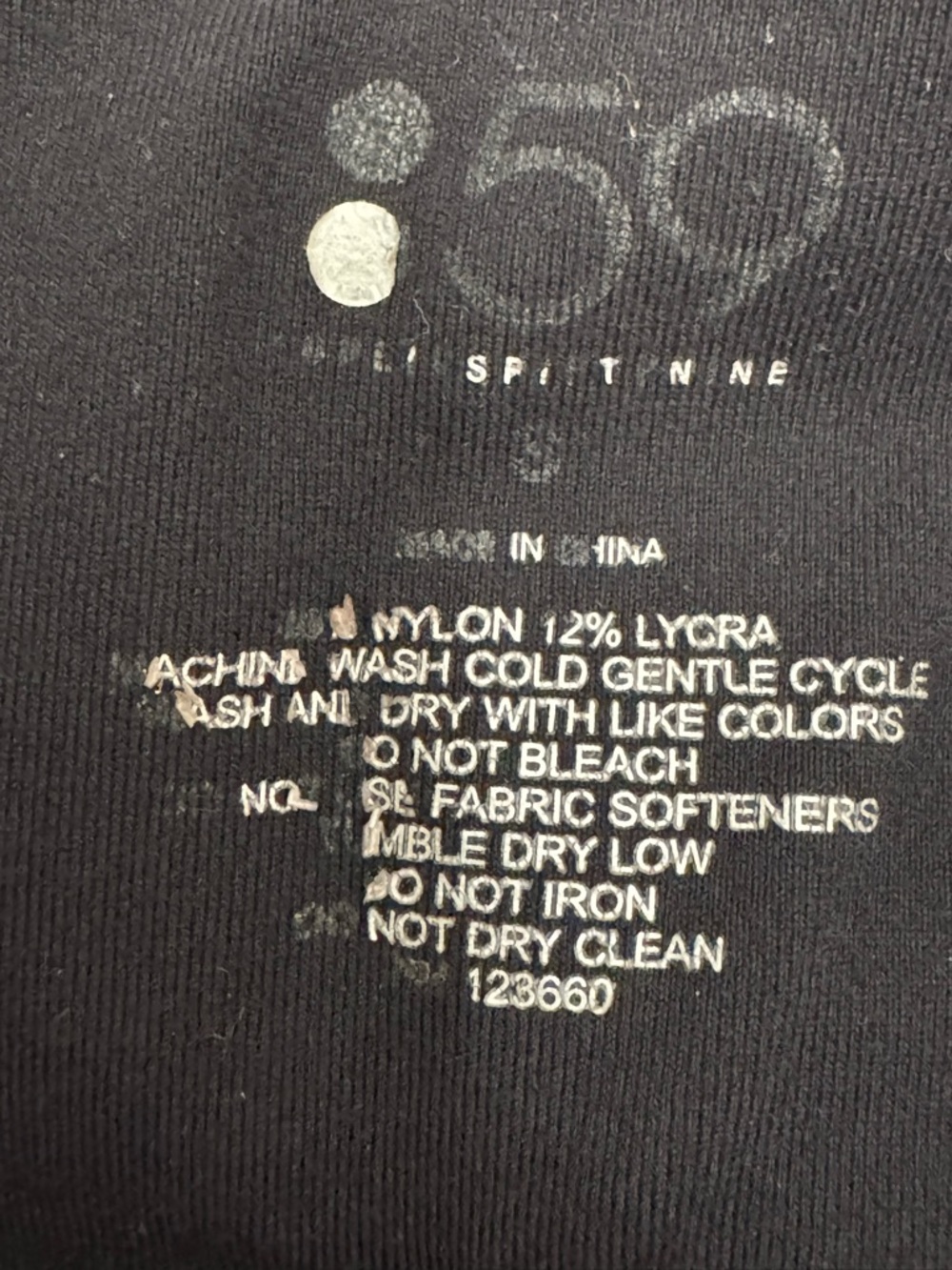 Splits59 Cropped Leggings Black High Rise Capri Yoga Pants Small - Picture 5 of 6